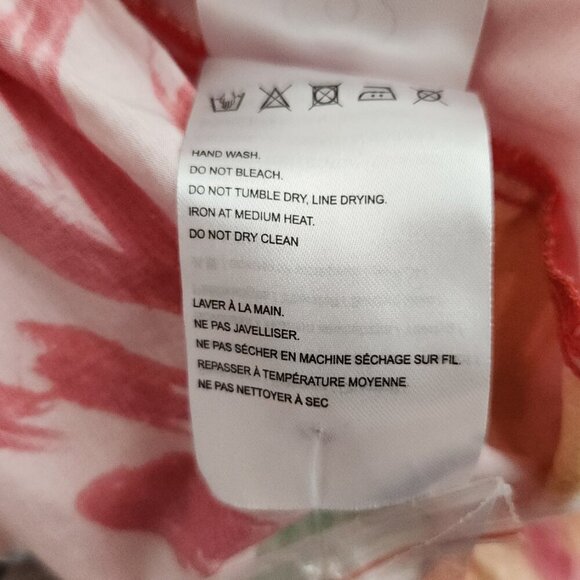 Farm Rio Red Mixed Fruits Ocean Mini Dress Size S - Picture 10 of 11